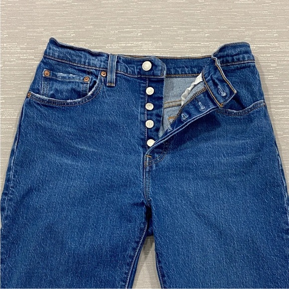 NORDSTROM LEVI’S 501 PREMIUM SKINNY JEANS SIZE 30X28 DARK WASH NWT - Picture 6 of 7